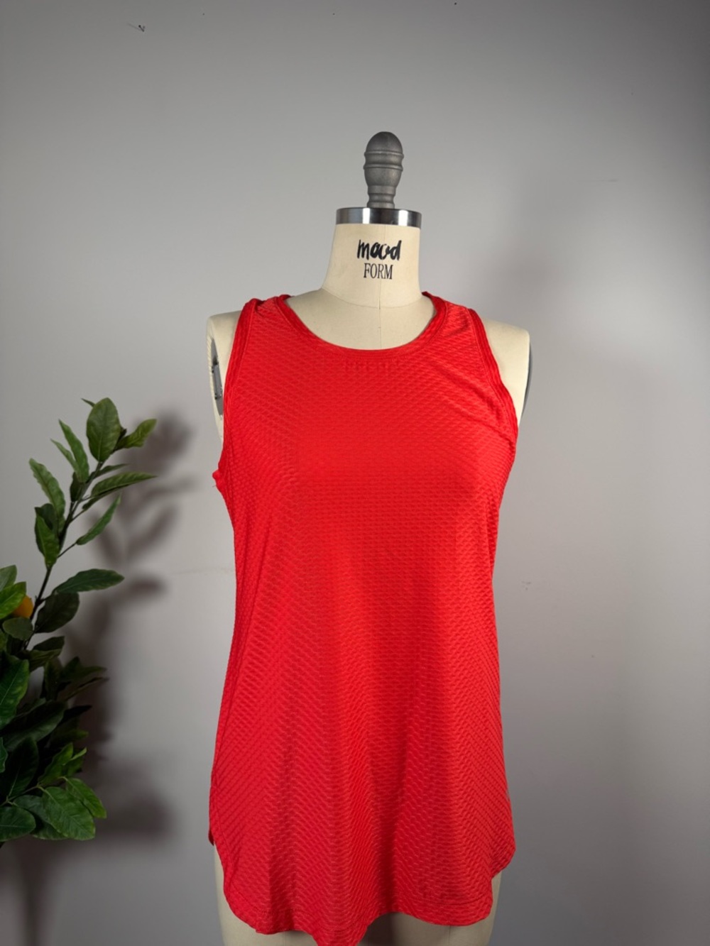 RBX Active Womens Medium Red Athletic Tank Top Sleeveless Workout